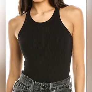 Good American Ribbed Tank Bodysuit